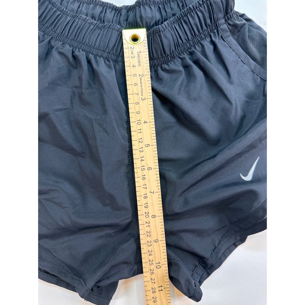 Nike Dri-FIT Womens Running Shorts Black Mesh Panels Size XS Athletic Gym 3in - Picture 6 of 7